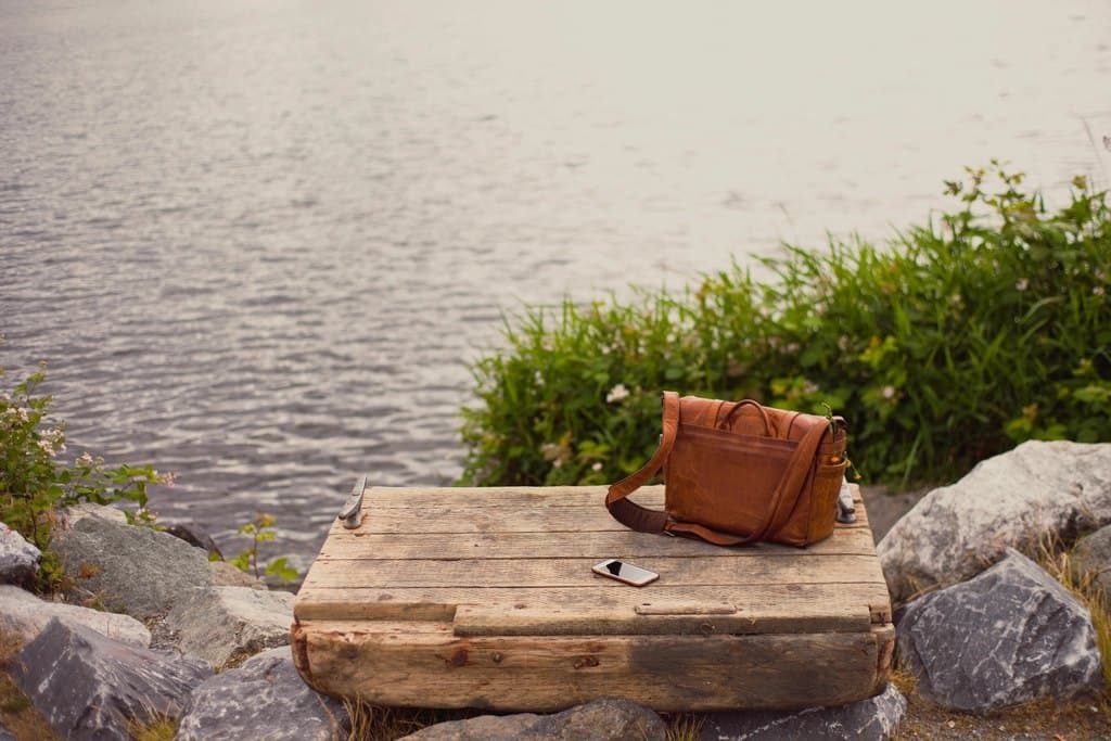 Leather Commuter Satchel